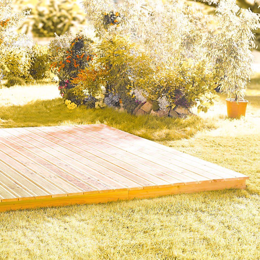 Terrasse aus Holz